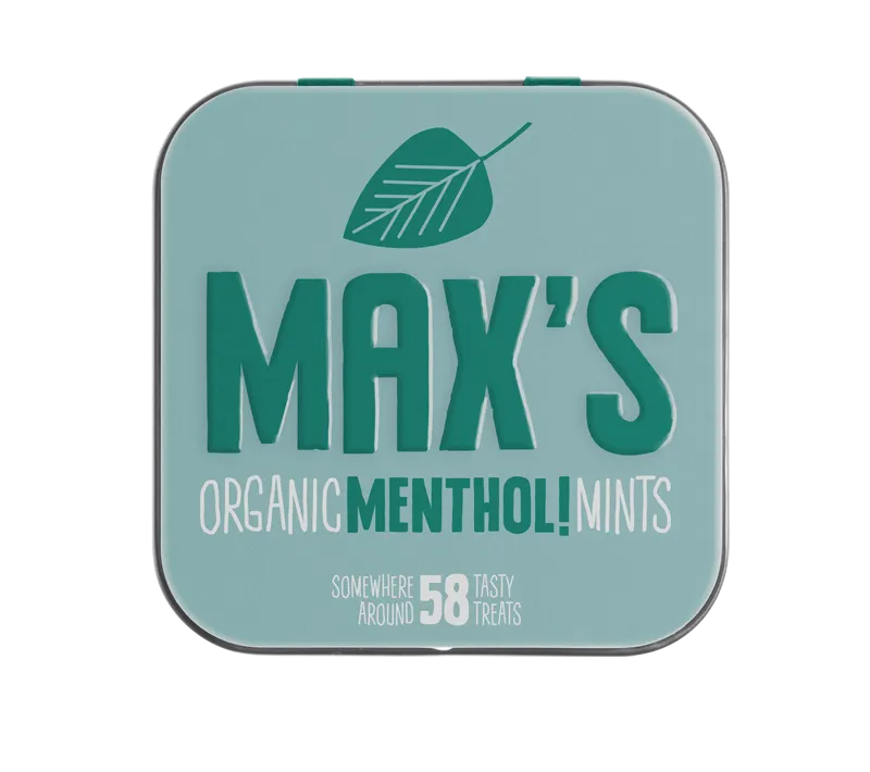 MAX'S MINTS - БИО МЕНТОВИ БОНБОНИ - 70 г