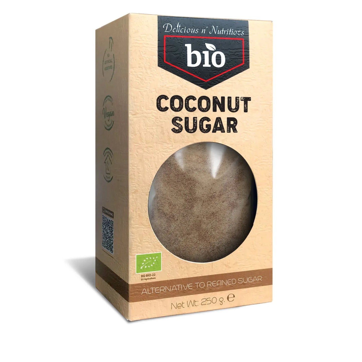DELICIOUS N' NUTRITIOUS - БИО КОКОСОВА ЗАХАР - 250 g